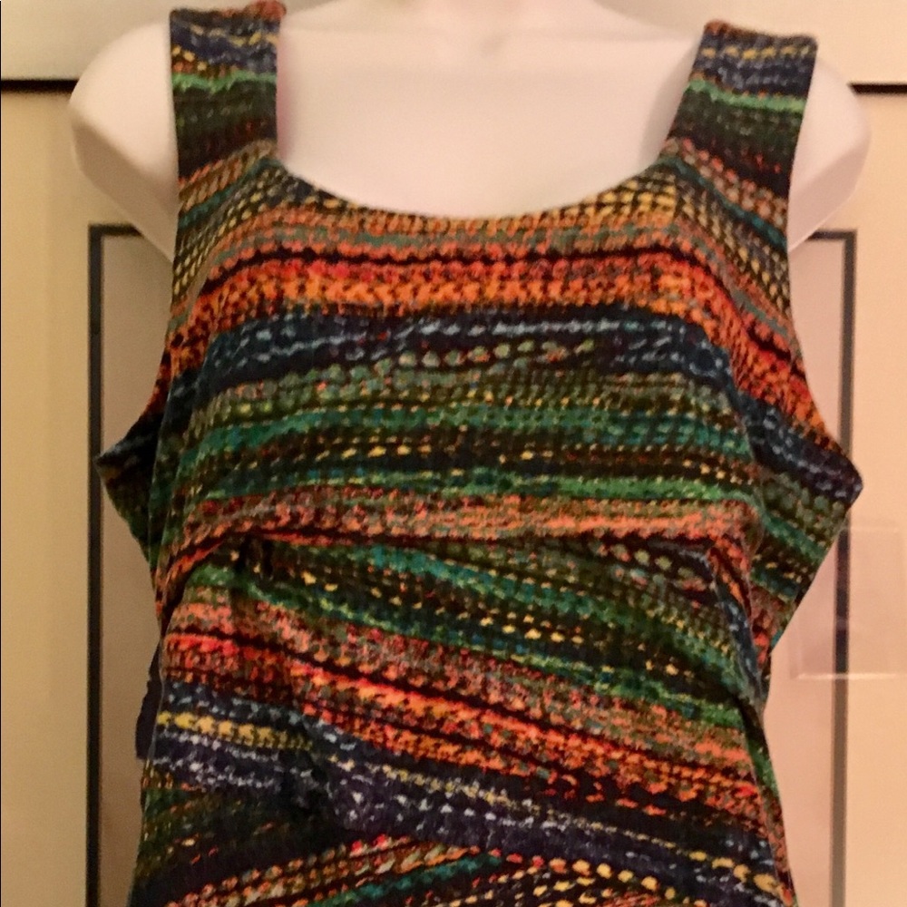 Colorful tank dress